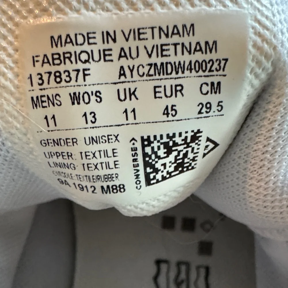 Converse All Star Violet Canvas Shoes - Picture 3 of 4